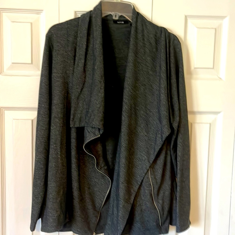 Apt 9 Dark Grey rayon Blend Top/Jacket.